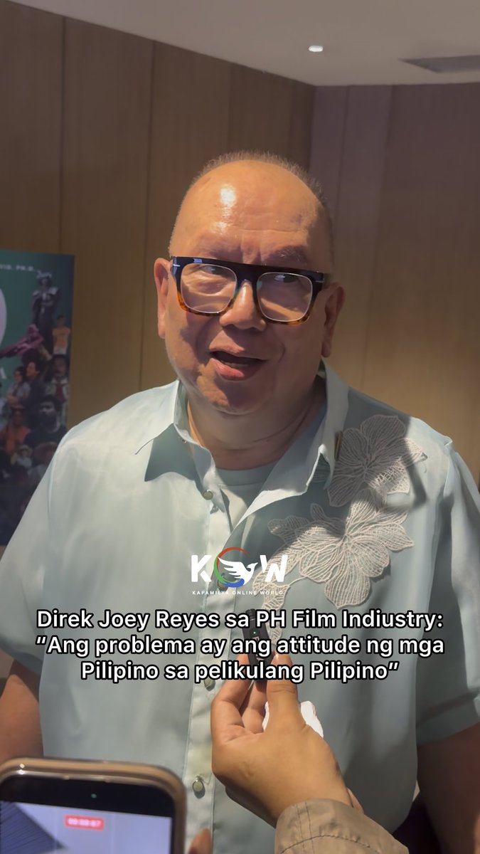 Direk Joey Reyes naglabas ng saloobin hinggil sa mahinanh turn outs of box office sa mga Pelikulang Pilipino: “Ang problema ay ang attitude ng mga Pilipino sa pelikulang Pilipino.” #PEPSineCinemalaya