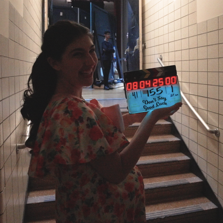 Behind the scenes of DON'T SAY GOOD LUCK. Premiering THIS FRIDAY!