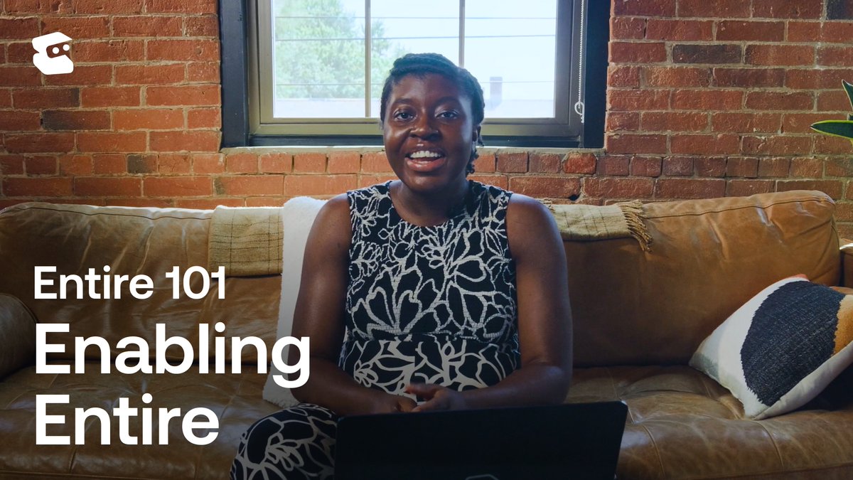 We just launched Entire 101, a practical video series for developers building with coding agents. As agents produce more of our code, keeping track of what changed, why it changed, and the work behind those changes matters more than ever. Watch episode 1: How to Enable Entire in Your Repo