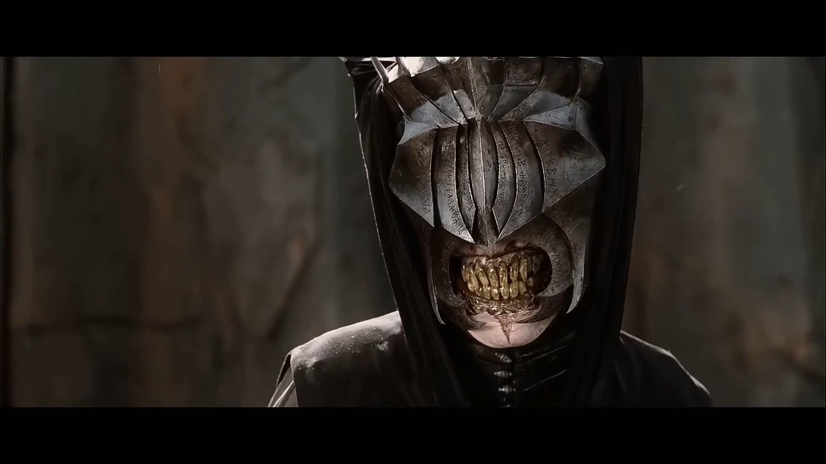 I like how the Mouth of Sauron inadvertently gives away waaaaaaay too much information that allows Aragorn to discern that the plan hasn't failed 1) He never mentions Sam at all. Just that they caught a halfling with a mithril vest on. The Mouth exclusively only talks about the one hobbit they caught. 2) No mention of the Ring. If the enemy had the Ring, they would've revealed that immediately. So for not saying anything about Sam and the Ring, Aragorn is able to figure out that Sam at the very least is still alive, and most likely has the Ring. So the plan can still succeed as long as they hold the line. This is also why Gandalf stops Merry and Pippin from talking.