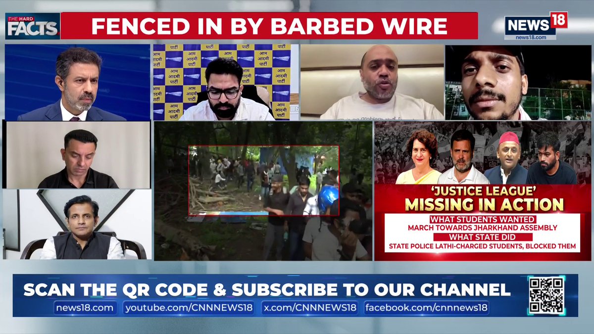 #JharkhandProtest | The BJP's stance is right that they don't need to hijack the situation, but they need to go there to support these students. But at the same time, it looks like no other is interested in going to Jharkhand either: Abhijit Iyer-Mitra, Senior Fellow, IPCS #JPSC #JPSCExam #HemandSoren #ExamIrregularity #JPSCScam #JharkhandJPSC #ThehardFacts | Rahul Shivshankar