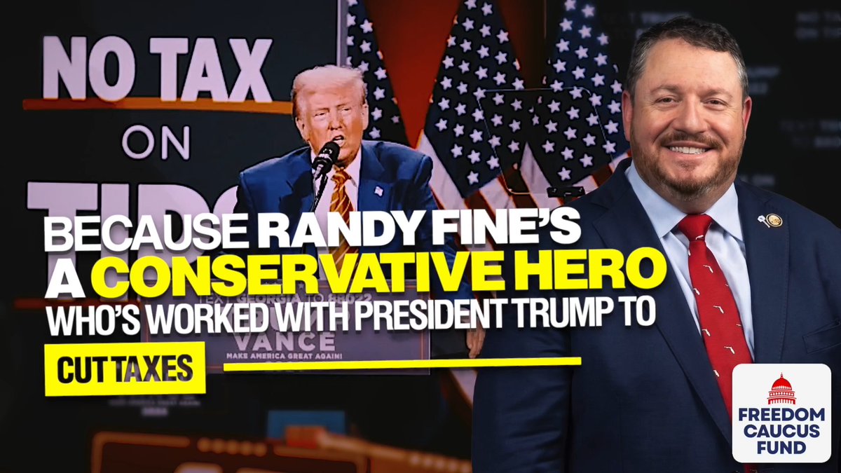 Congressman Randy Fine’s a conservative hero who’s worked with President Trump to cut taxes, end the Green New Scam, stop handouts to slackers and illegals, defeat the extremist trans agenda and take on radical Islam. Vote to reelect Congressman Randy Fine!