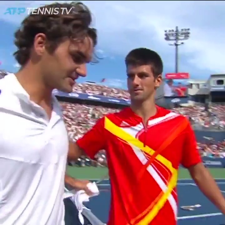 Throwback to when Novak Djokovic announced himself as part of the Big 3. To win Montreal, he defeated Nadal and Federer back-to-back. After the match, he famously told Federer, “I’d like to say to Roger that he can’t win everything.” 🔥