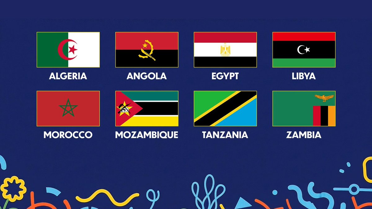 The contenders are here. Meet the eight teams chasing continental glory. 🌍 #TotalEnergiesAFCONFutsal2026