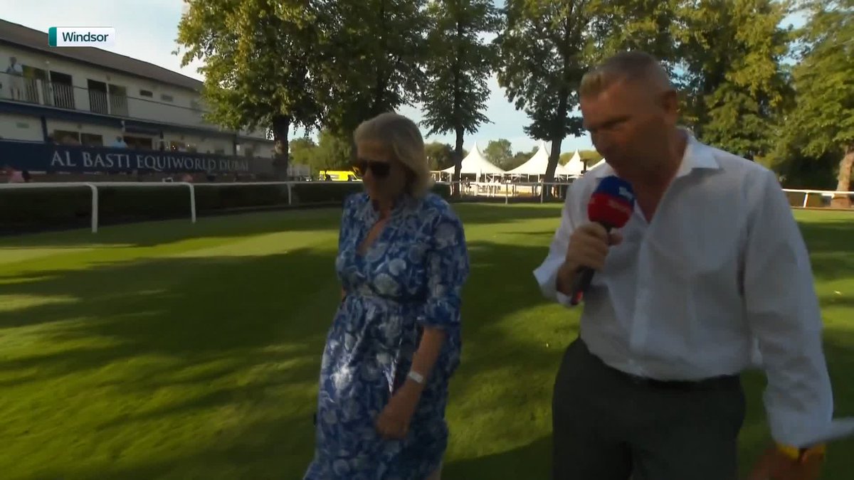 "I'm here to watch the racing, not talk to you!" 😂 Matt Chapman spoke to Eve Johnson Houghton, who confirmed Zavateri is set for the City Of York Stakes...