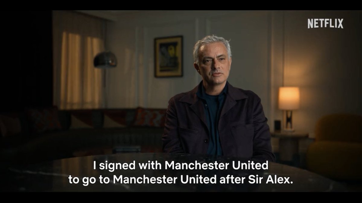 “When I left Real Madrid, I signed with Manchester United to go to Manchester United after Sir Alex [Ferguson].” José Mourinho reveals he was supposed to replace Sir Alex Ferguson at Manchester United — before rejoining Chelsea instead 😮 📺 MOURINHO drops August 11