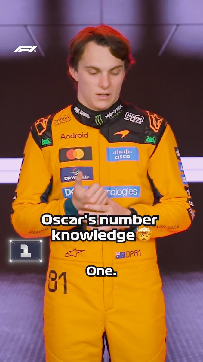 Oscar smashing the 0-99 Challenge - the director's cut 🎬 #F1