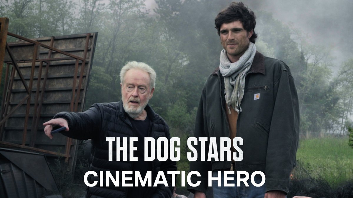 Director Ridley Scott, a cinematic hero. Experience THE DOG STARS only in theaters and IMAX August 28. Get tickets now:
