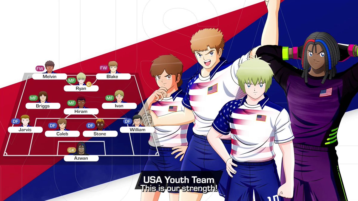 This team's soccer won't let you down! Pre-order CAPTAIN TSUBASA 2: WORLD FIGHTERS now: #CaptainTsubasa #WorldFighters
