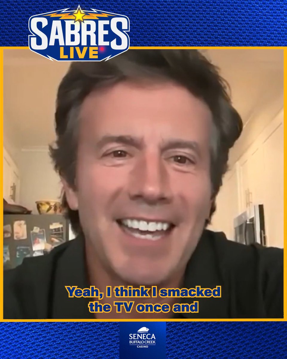 How stressed was @JeffGlor during the Buffalo Sabres playoff run? 😅 Let's just say his TV was sleeping with one eye open 😂 Watch Jeff's full chat from today's Sabres Live ➡️