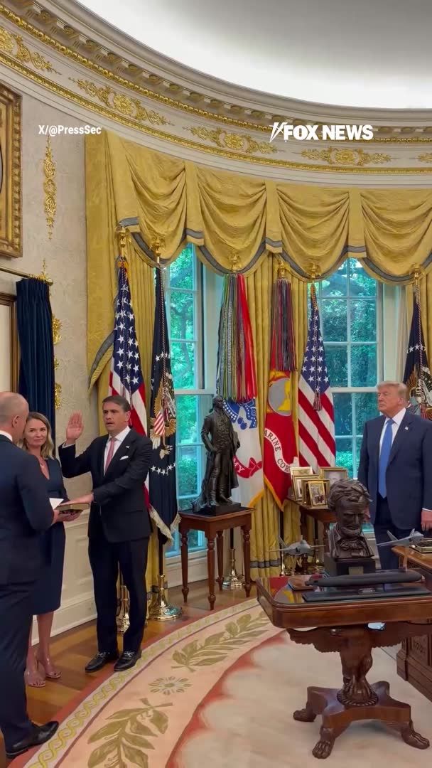 JUST IN: Todd Blanche has been officially sworn in as Attorney General of the United States during a ceremony in the Oval Office.