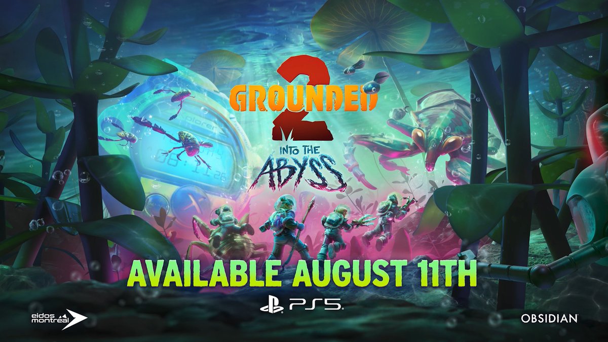 It's almost time for the Into the Abyss update! Grounded 2 in its early development period will be digitally released on PlayStation 5 on August 11th. Take the plunge into Grounded 2's largest update yet. Wishlist now on the PlayStation Store: