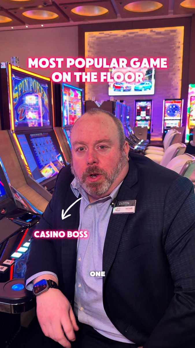 Did you know one of the most popular games on the casino floor at Red Rock is video poker? 🃏 Hear from our Casino Boss as he talks about why video poker is such a favorite among our guests.