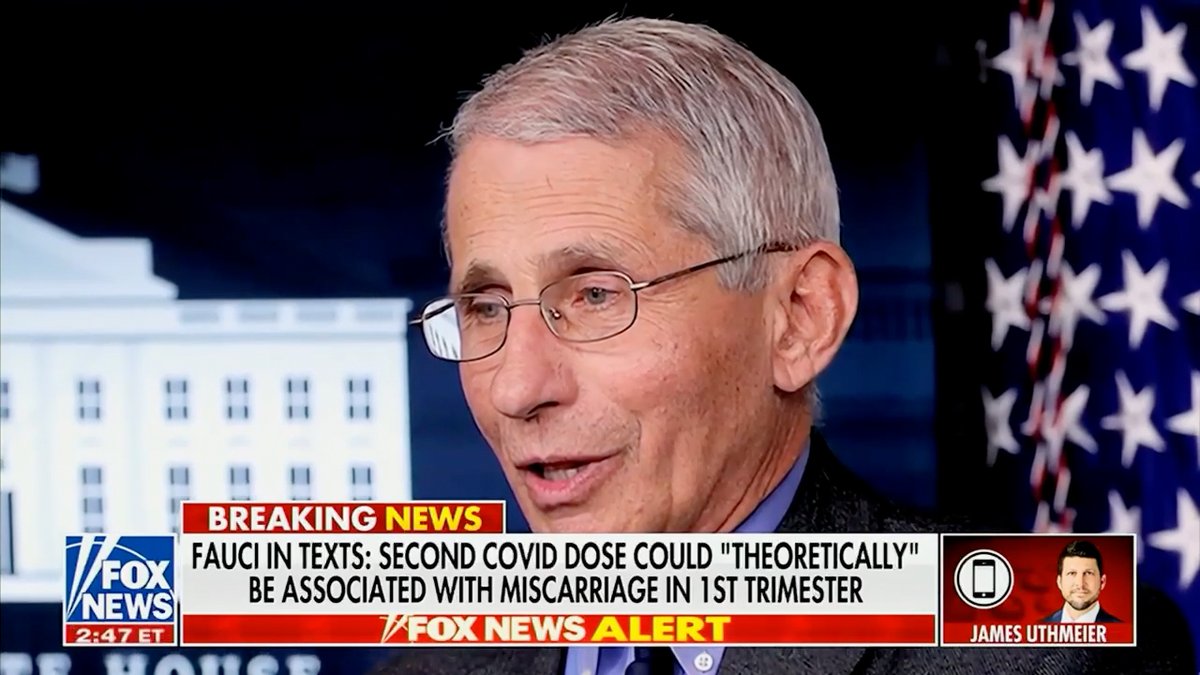 I joined America Reports to discuss recently seized texts that show Fauci privately acknowledged that the COVID mRNA vaccine “could be associated with miscarriage in the 1st trimester.” Pregnant women were told it was safe! How many women lost babies due to Dr. Fauci's lies?