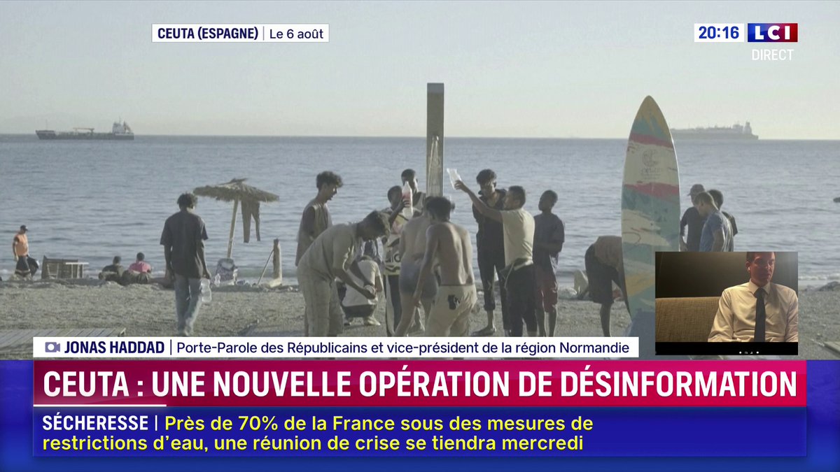 🗣️ "Nous ne sommes qu’au début des vagues migratoires", Jonas Haddad, porte-parole des Républicains sur LCI avec Darius Rochebin