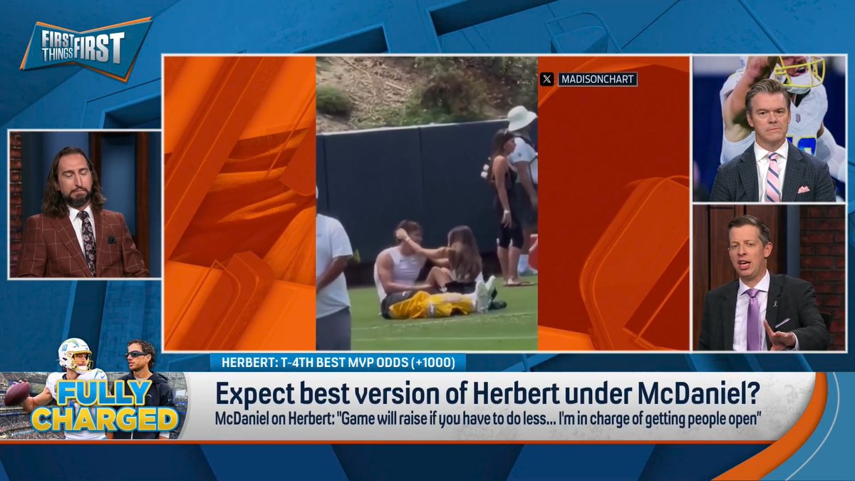 “The one thing that Justin Herbert cannot say in his vows to Madison Beer is that, you’re the best thing that ever happened to me, because that’s going to be Mike McDaniel.” 🤣😭 Danny Parkins breaks it down: