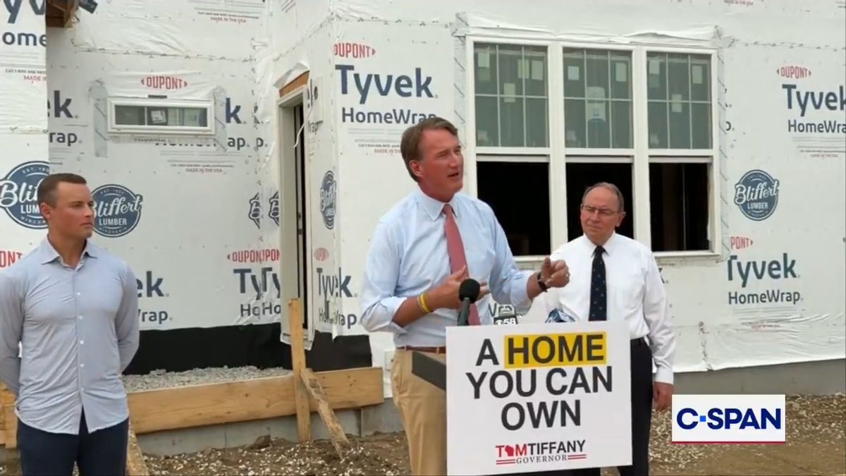 Former Virginia Gov. Glenn Youngkin on support for Wisconsin Gov. candidate Rep. Tom Tiffany (R): "I do expect that Congressman Tiffany will win tomorrow. And then he will be in a position to run in the general and take on a candidate who looks like will be a socialist."