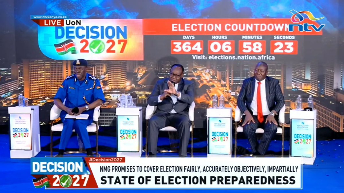 How ready are you for the 2027 General Election? DPP: We are 90% ready. NCIC: We are 99% ready. Police: We are 95% ready. #Decision2027 Dr. Joe Ageyo (PhD)