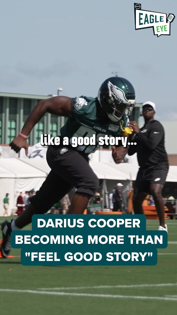 Darius Cooper has become much more than just a feel good story at Eagles Training Camp 👀 | Nissan