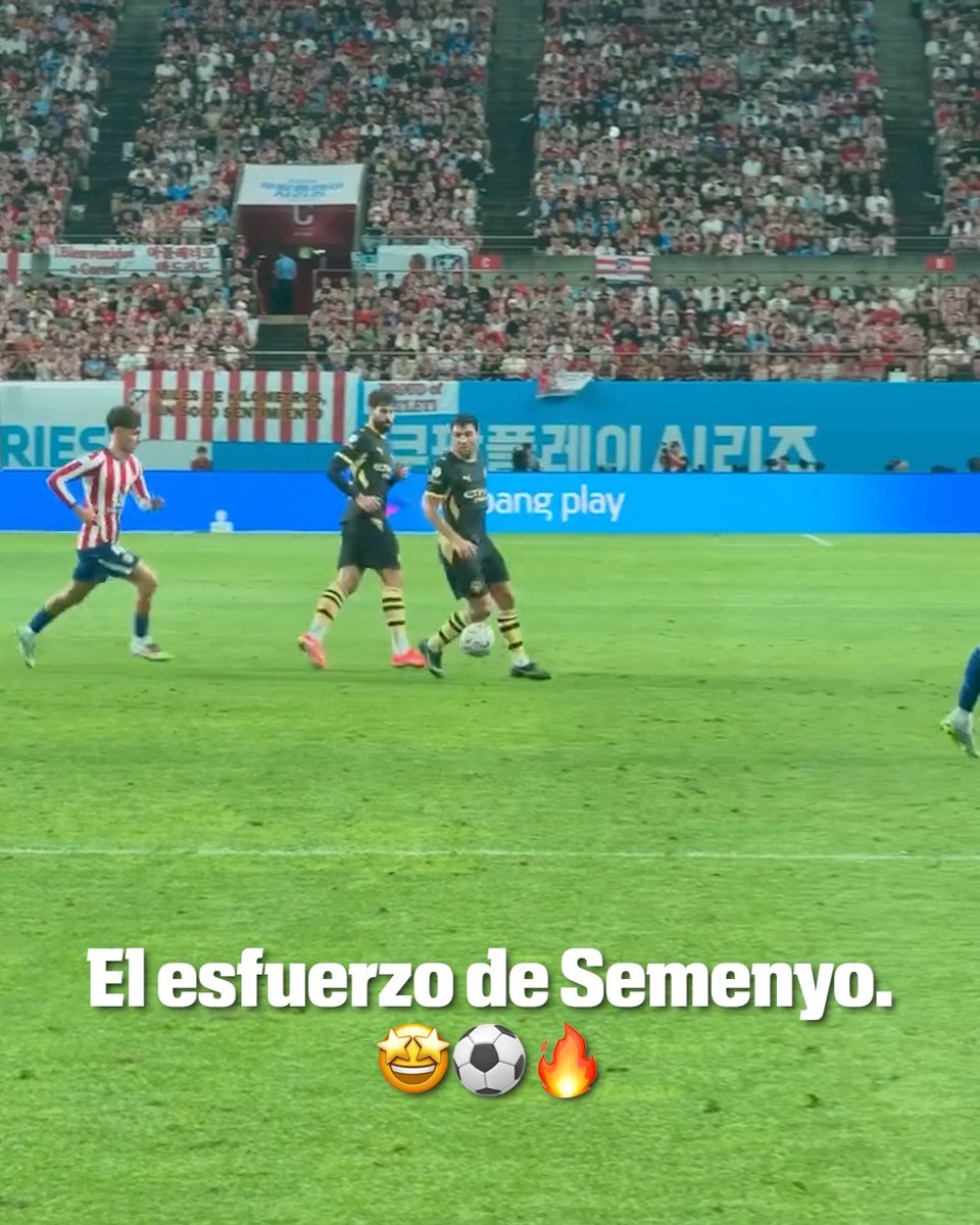 Antoine Semenyo nunca dio el balón por perdido, lo rescató y hasta dio la asistencia.🤩⚽️🔥 (Vía @mancity/ig)