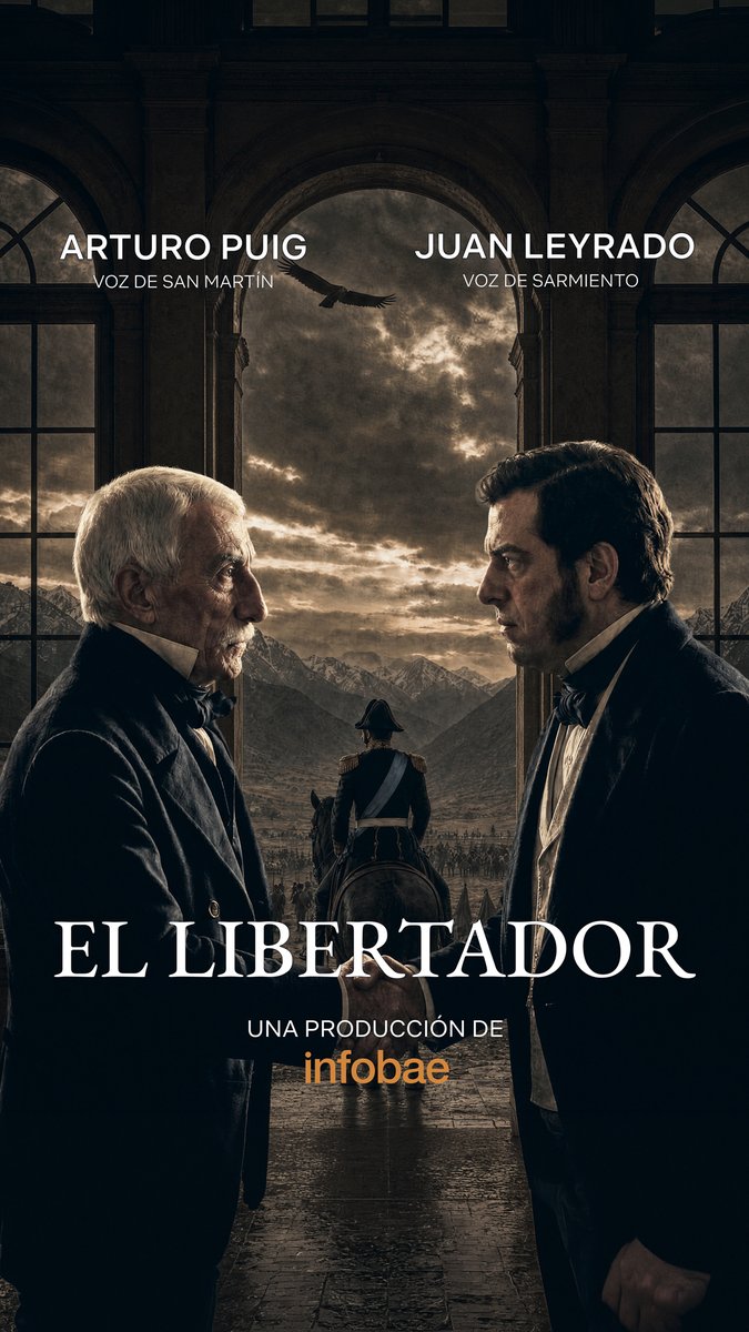 En 1846, San Martín y Sarmiento pasaron un día entero conversando, solos, en una casa de las afueras de París. Ese encuentro real, casi olvidado, es "El Libertador", el corto de Infobae con las voces de Arturo Puig y Juan Leyrado. Estreno: 17 de agosto