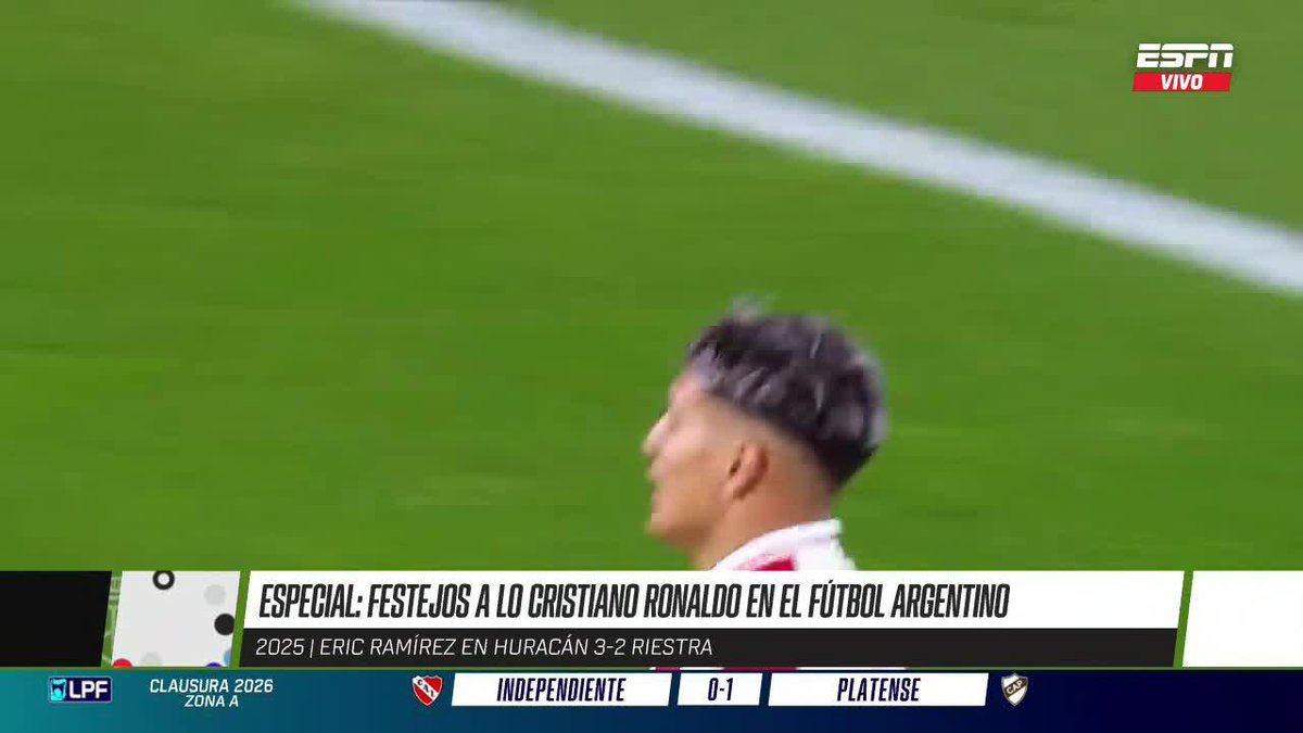 ¡FESTEJOS A LO CR7 EN EL FÚTBOL ARGENTINA! Los jugadores que, al igual que Guido Mainero en Platense, celebraron un gol como Cristiano Ronaldo. ▶️ Mirá #ESPNF360 en el Plan Premium de #DisneyPlus