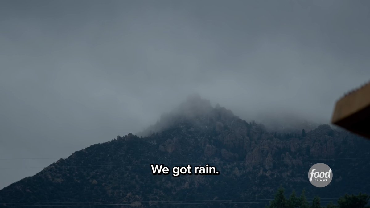 Torrential rain and hail are pretty much the last things you want to see in an outdoor barbecue competition 😩 #FNPitmasters > Tonight @ 9|8c