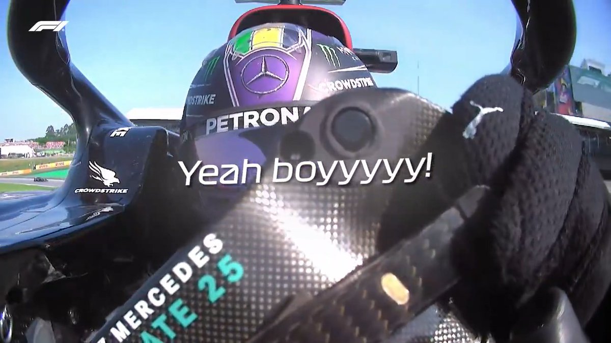 Lewis Hamilton made 24 overtakes across the Sprint and race at the 2021 Brazilian GP 💀🇧🇷
