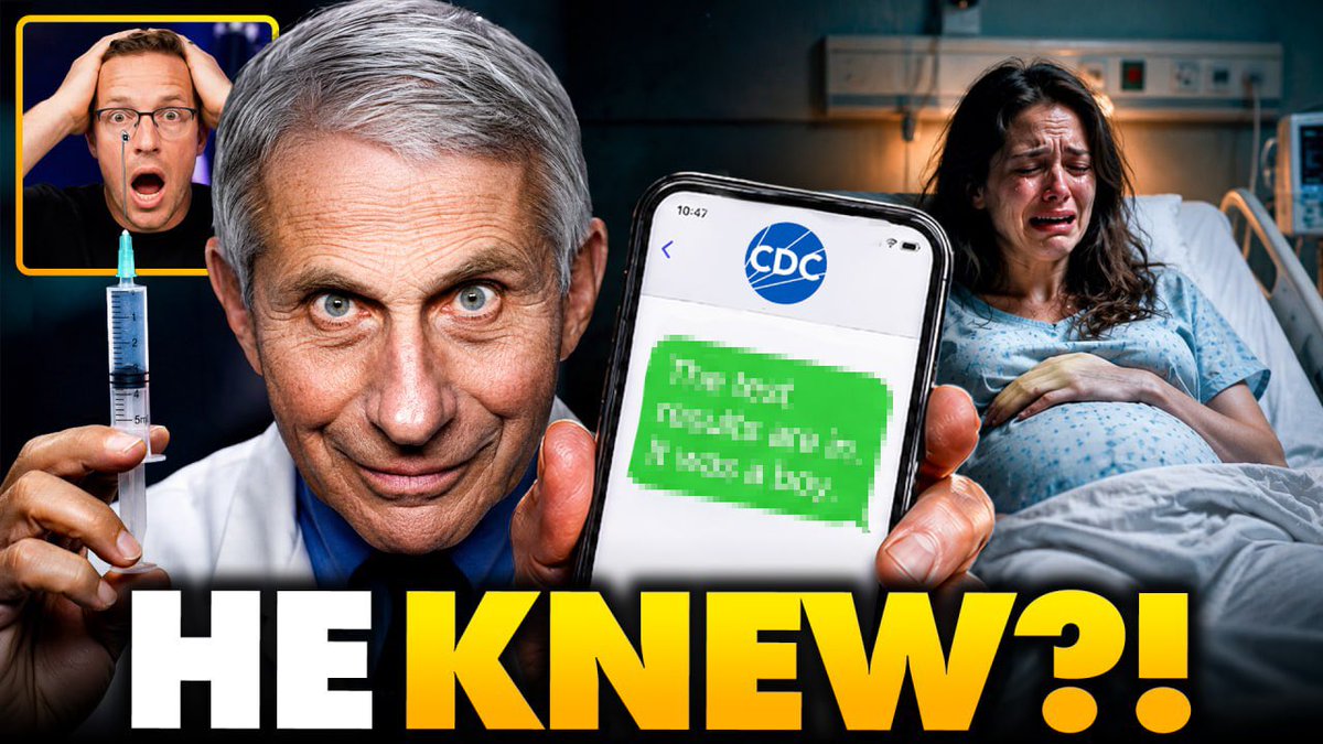 🚨Dr. Fauci CAUGHT Admitting COVID Vaccines Are LINKED to MISCARRIAGES in Women, Confession REVEALED in Newly Declassified Texts We now have evidence that Fauci privately warned in January 2021 that the COVID mRNA vaccine’s second dose “theoretically could be associated with miscarriage” in the 1st trimester. Instead of warning America, he went on TV everyday pushing the vaccine and told pregnant women it was safe. State AGs need to prosecute immediately. Fauci is the largest mass murderer in modern history.
