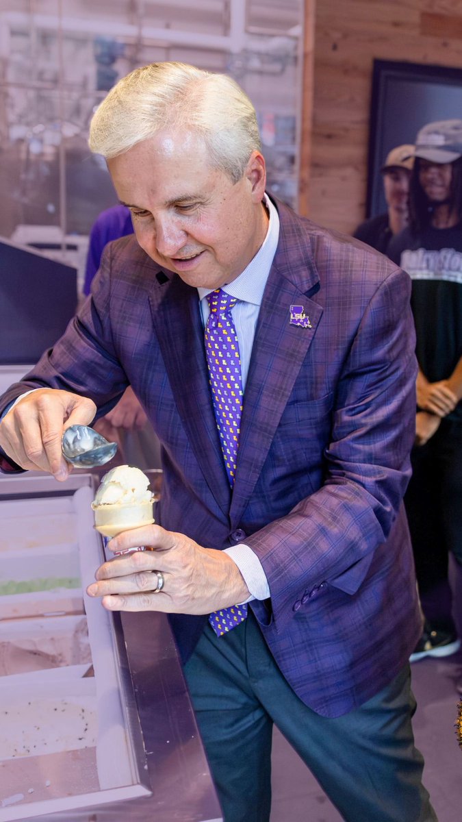 When three GOATS walk into the LSU Dairy Store. 🍦 🐐 LSU President Dr. Wade Rousse Dr. James Dalton