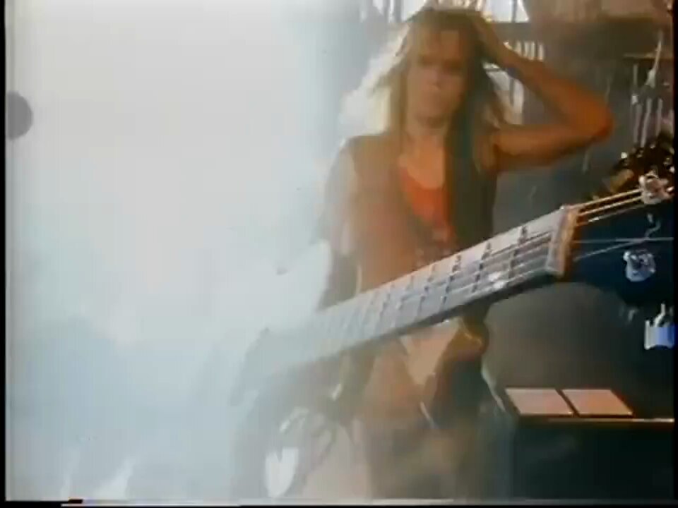 In 1987, Adrian Vandenberg played a sold-out Whitesnake show at Madison Square Garden, hours after a crash tore his face open. This week, for the first time ever, a bacterial infection forced him to cancel his US tour. Here's "Burning Heart," his own band's hit. Get well soon.