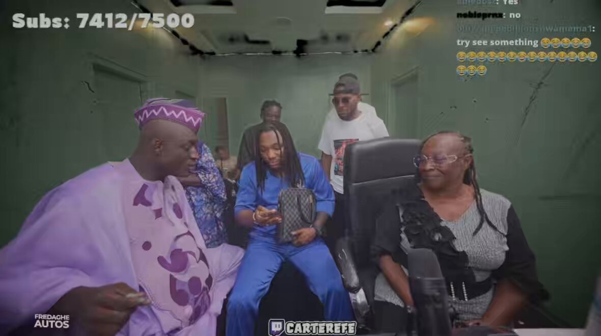 Kanayo Kanayo called Carter and told him he’d use him as sacrifice for his rituals by midnight when he gets in his coffin cause he has been using his sound on his livestream without his permission🙆‍♂️😳 Carter had to beg him to use Kolu rather and help sort the Mr. P saga too😭💔