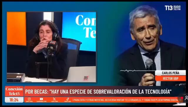 Cuanta razón tiene el rector Peña. Los periodistas en este país son la gran mayoría todos unos “Chupa-Picos” del poder. ( perdón mi francés). Sobretodo del poder de la derecha que les paga la hipoteca y la cuota del auto.