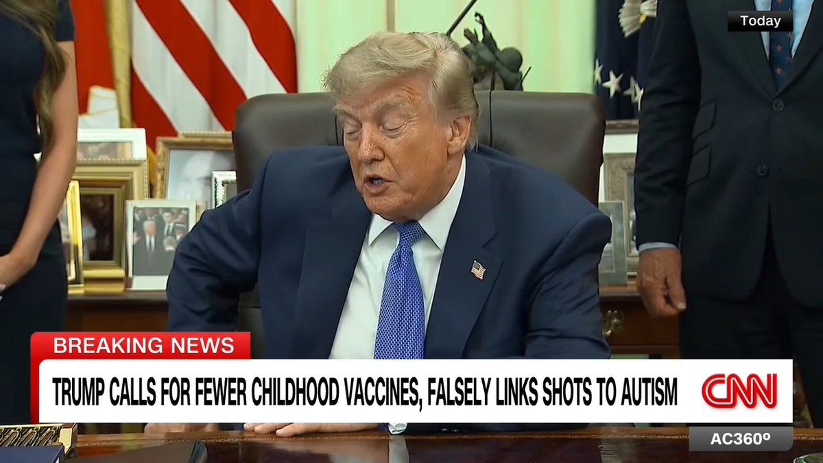 Keeping Them Honest, the claims the president is making about his new executive order on childhood vaccines.