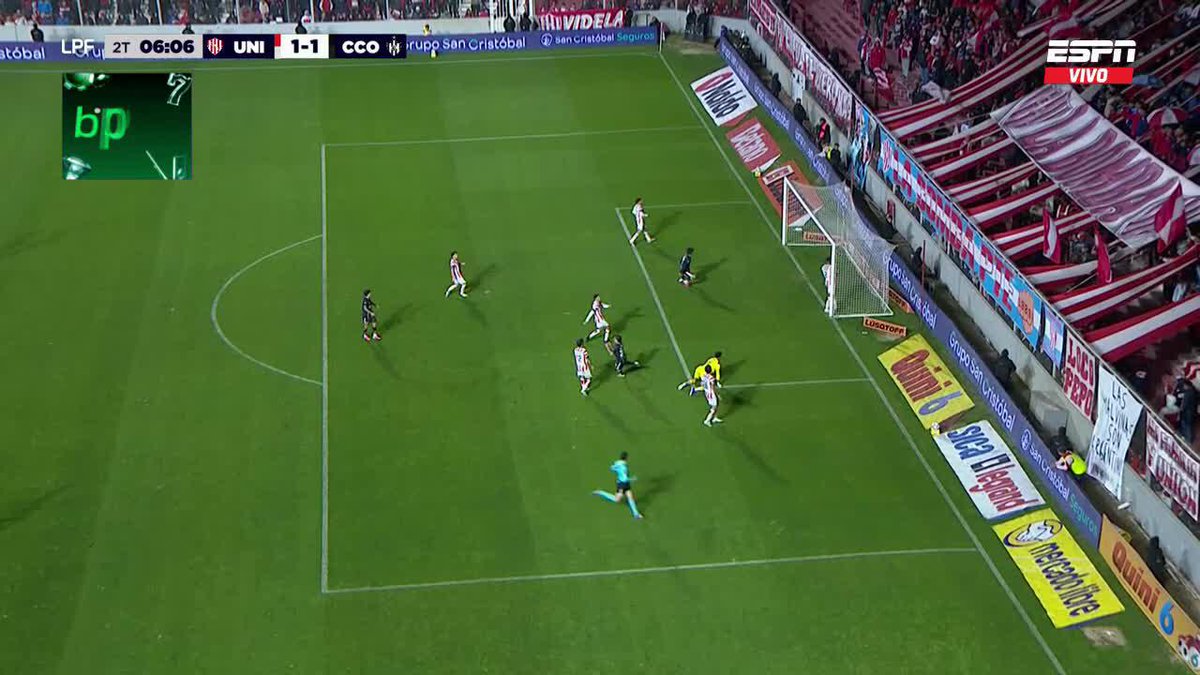 ¡LO EMPATÓ EL FERROVIARIO! Michael Santos puso el 1-1 ante Unión en Santa Fe. ▶️ ESPN Premium | Suscribite al Pack Fútbol | #TorneoClausura 🇦🇷