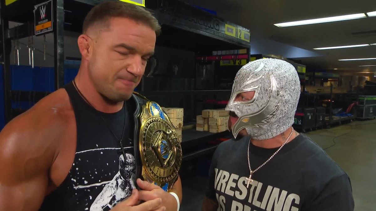 Rey Mysterio still has PLENTY left in the tank! 🙌 ♛Rey Mysterio❔ | Chad Gable