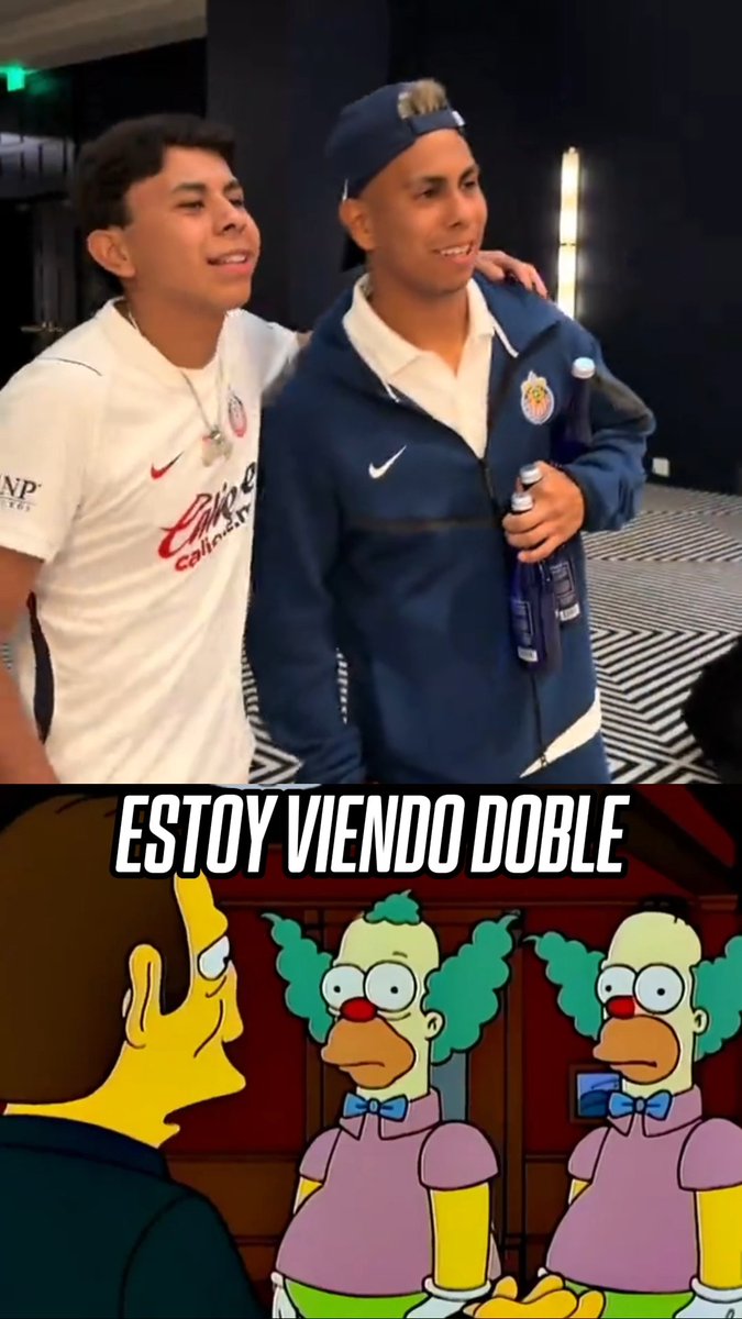 COMO DOS GOTAS DE AGUA 😅 👀 Efraín Álvarez ya encontró a su gemelo, quien también es un chivahermano. 📹 Charlychivas10