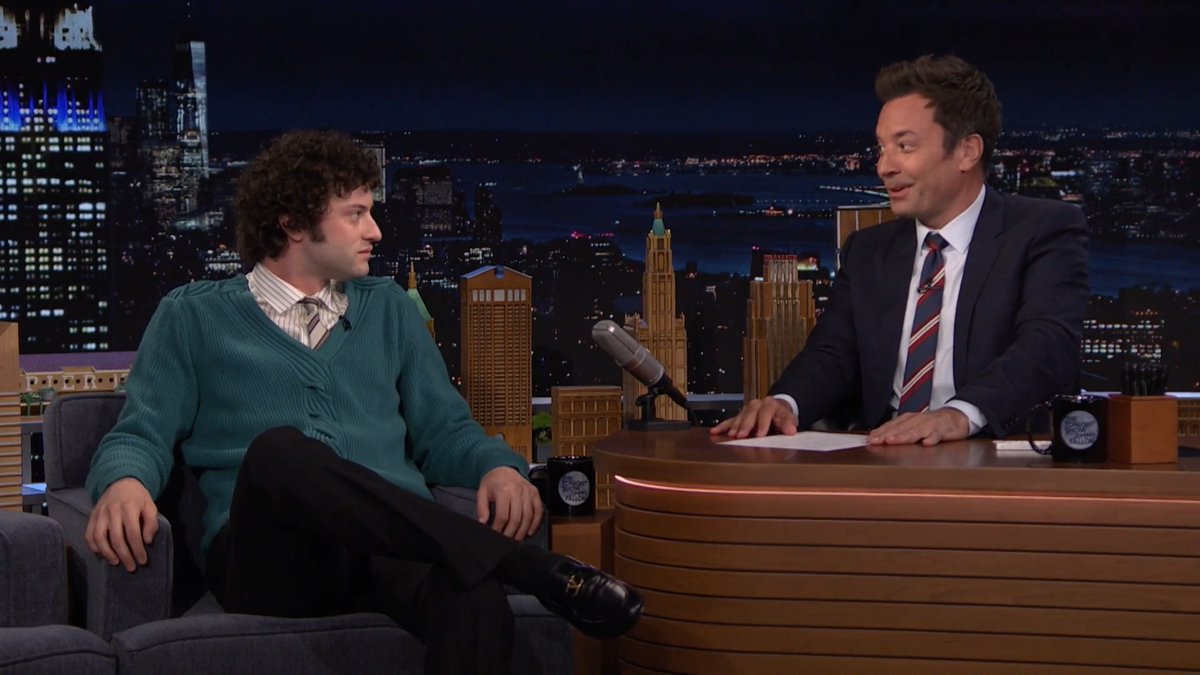Jimmy got chills watching Dominic Sessa play Anthony Bourdain in his new film Tony! #FallonTonight