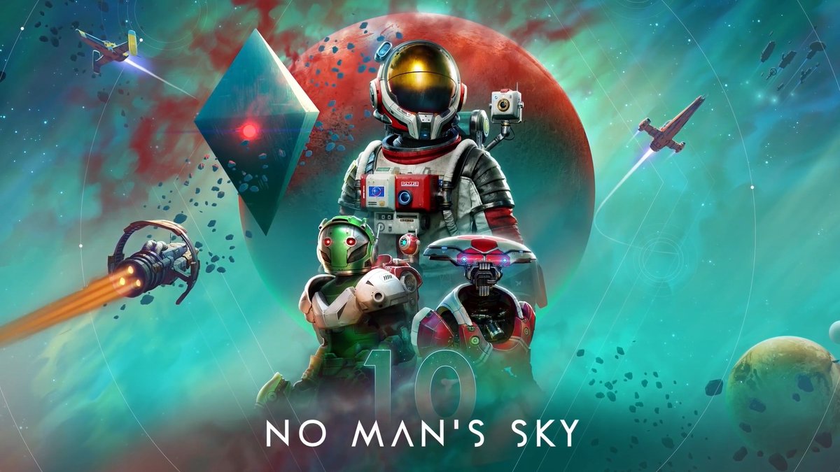 Happy 10th anniversary, No Man's Sky ✨ Developer Hello Games celebrates 10 years of space exploration and over 40 free updates: