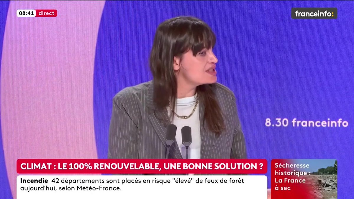🔴 Faut-il sortir du marché européen de l’électricité ? ➡️ "Il faut sortir du marché européen de l’électricité, dans le sens où il faut fixer notre prix national. On pourrait diviser vos factures par deux, pratiquement. C’est d’ailleurs ce qu’on propose avec LFI", dit Alma Dufour