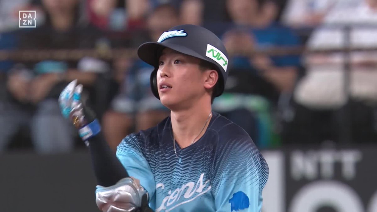 均衡を破ったのは滝澤夏央 浮いたスプリットを捉えた 好投の平良海馬に先制点のプレゼント ⚾️日本ハム×西武 #seibulions #だったらDAZN