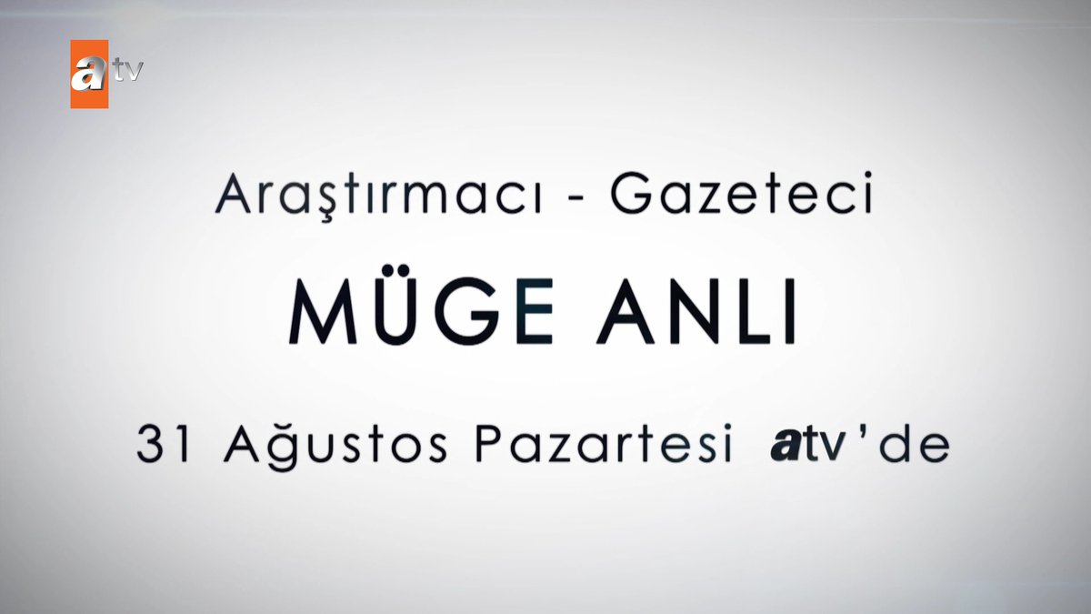 Müge Anlı İle Tatlı Sert 31 Ağustos Pazartesi atv'de başlıyor! #MügeAnlıİleTatlıSert @mugeanliatvde