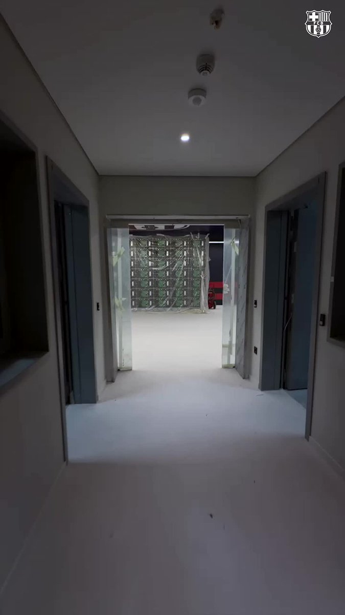 A sneak peek inside our brand-new locker room facilities at Spotify Camp Nou 👀🔑