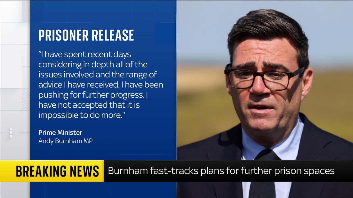 BREAKING: Andy Burnham is 'increasingly confident' that PC Andrew Harper's killers can be kept in prison. Sky's Mollie Malone reports on the latest statement from the PM 📺 Sky 501, Virgin 602, Freeview 233 and YouTube