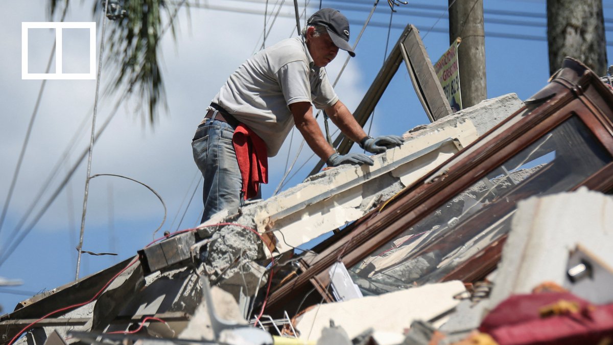 A search is under way in Colombia for survivors of a powerful magnitude 7.4 earthquake that struck the western part of the country on Monday.