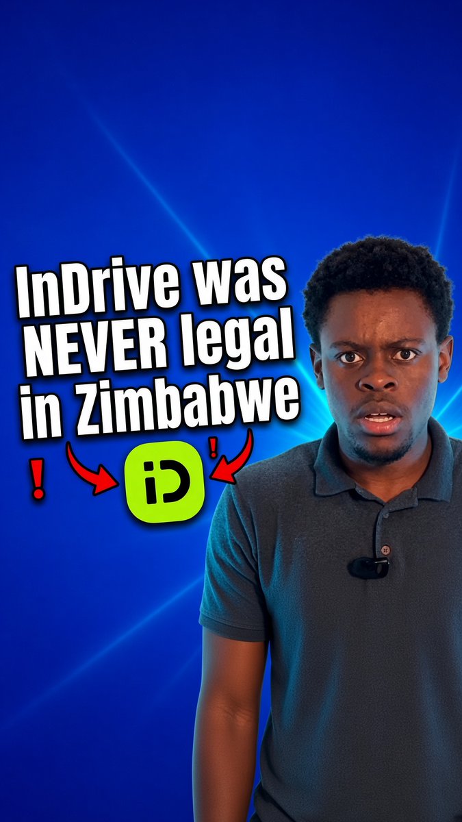 Harare is cracking down on InDrive drivers. Here's the wild part: nobody in this fight is actually wrong. The driver can't get a licence (there isn't one). The council really isn't benefiting. So who IS wrong?