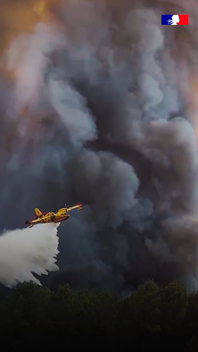 🔥 Plus de 3300 sapeurs-pompiers ont lutté pendant 12 jours contre le feu hors-norme en #Gironde appuyés par plus de 1200 policiers et gendarmes. Depuis le départ du feu le 22 juillet, toute la chaîne opérationnelle de l’État s’est mobilisée sans relâche sous la coordination de la Préfète de la Nouvelle-Aquitaine et de la Gironde ➡️Une coopération exemplaire : sapeurs-pompiers, gendarmes, policiers, agents en préfecture, militaires, aux côtés des agriculteurs et des associations. Le ministère de l’Intérieur salue l’engagement et le courage de l’ensemble des acteurs mobilisés face à cet incendie d'ampleur exceptionnelle ! 👏 ℹ️ Rappelons que 9 feux sur 10 sont d’origine humaine. Ensemble, soyons vigilants pour éviter les départs de feu ! 📲