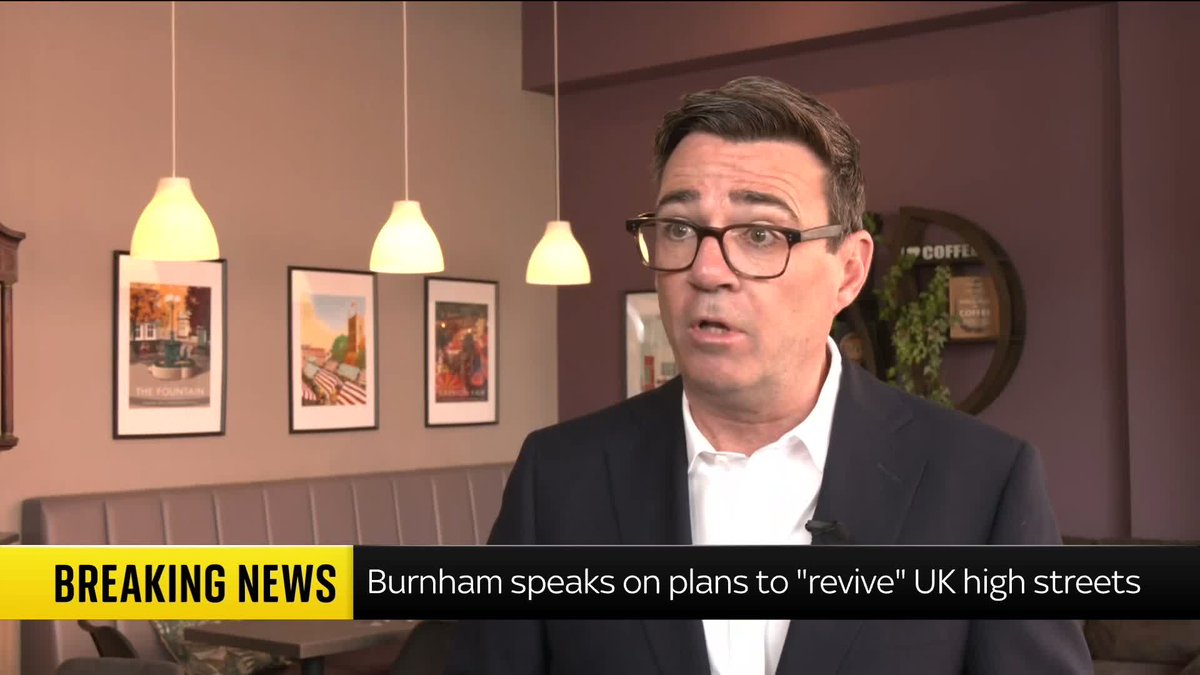 "There's a real concern about high streets that have been hollowed out, particularly in former industrial areas." Andy Burnham wants to make it harder for new vape shops and betting shops to open in England, as he seeks to revive the high street