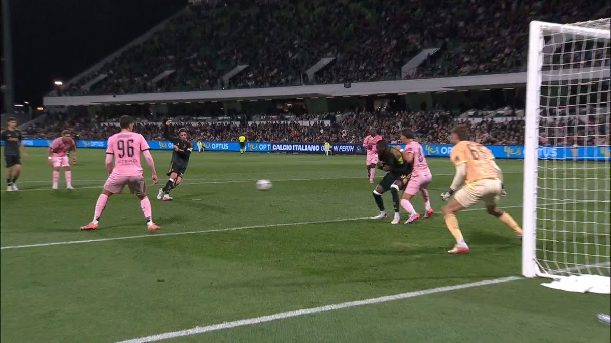 Kenan Yıldız strikes first in Perth! 🔥 The Juventus #10 puts it into the net from close range to give the Italian giants the lead over Palermo Watch the action live &amp; free on 7plus 👉