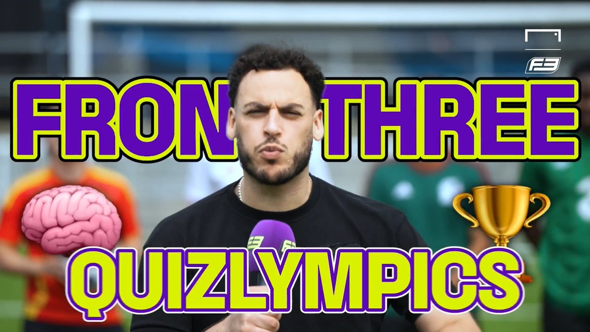 Combining our contestants' ball knowledge with their skills on the pitch. This is the Front Three Quiz-Lympics!